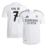 Real Madrid VINI JR. #7 Home Soccer Jersey 2024/25 - Player Version